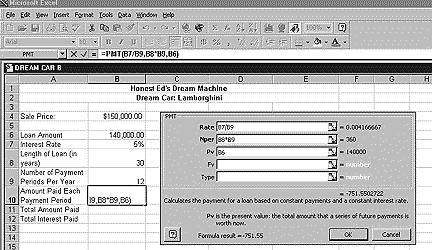 Microsoft Excel's Periodic Payment Function
